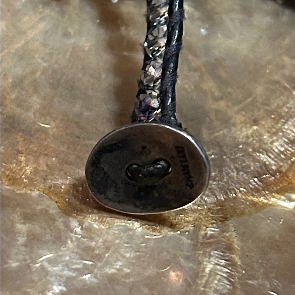 Smoky crystals Wrap Bracelet - Picture 7 of 8